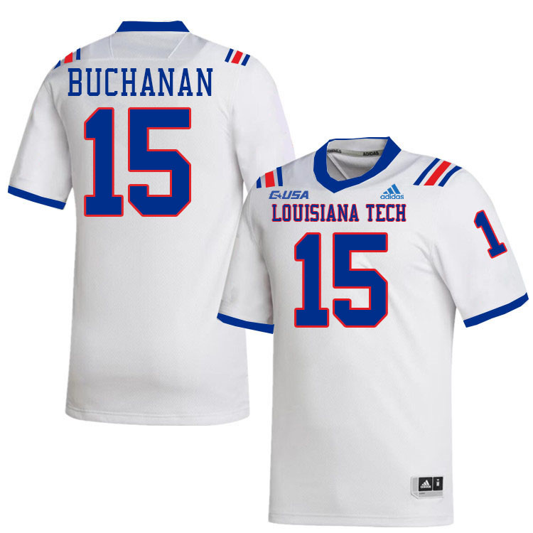 Buck Buchanan Louisiana Tech Jersey,LA Tech Bulldogs Football Jerseys,Uniforms,Gears-White